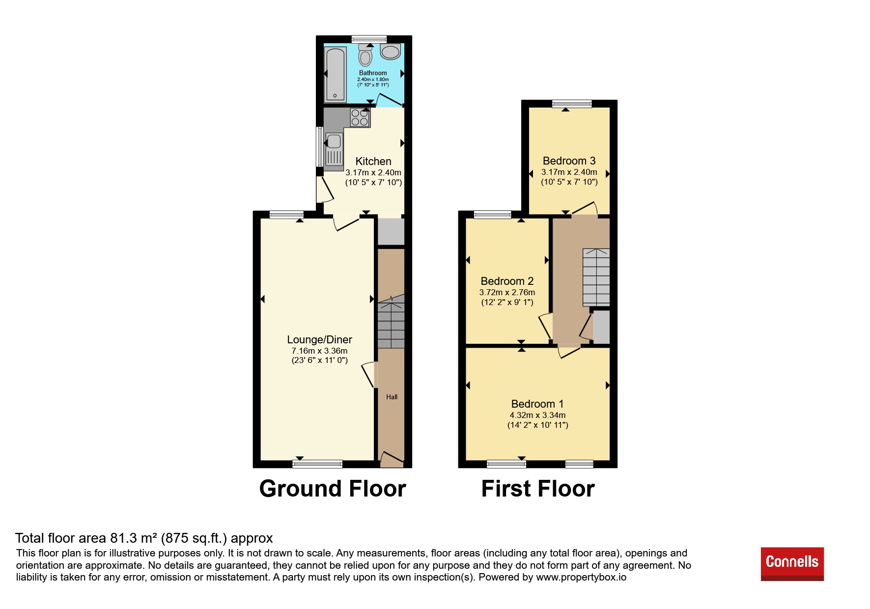 16, Thirlestane Road, Northampton floorplan