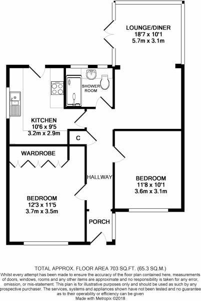 2 Bedrooms Detached bungalow for sale in Dormans Close, Dormansland, Lingfield RH7