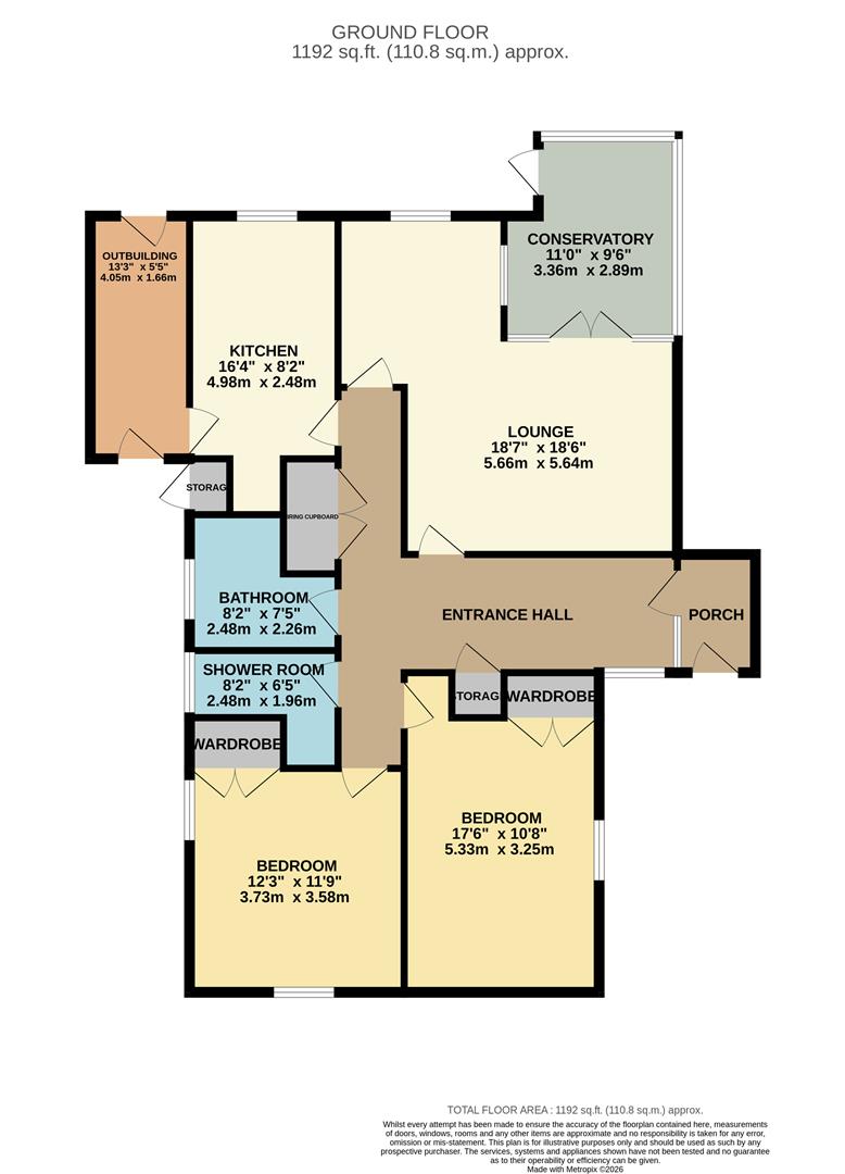 10, Florida Close, Worthing floorplan