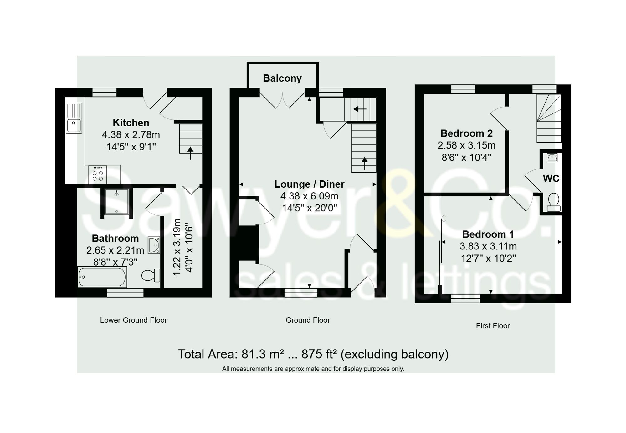 48 Guildford Street, Brighton floorplan