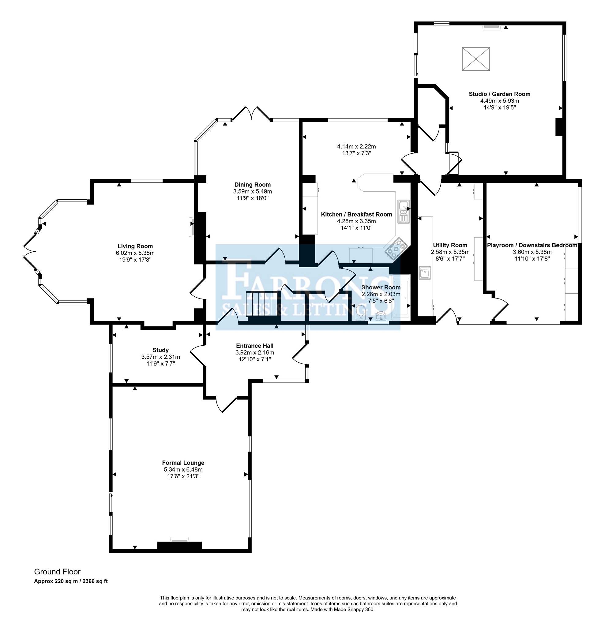 Glebe House, The Square, Winscombe floorplan