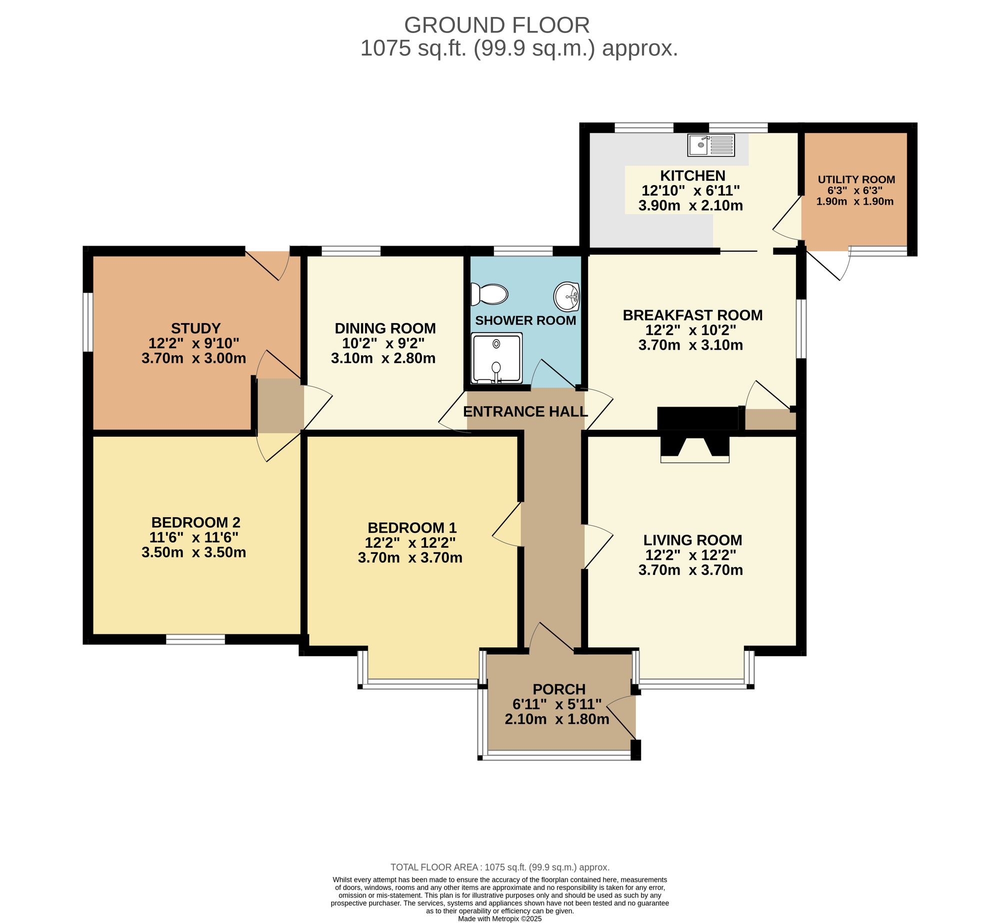 Hillways, Okehampton floorplan