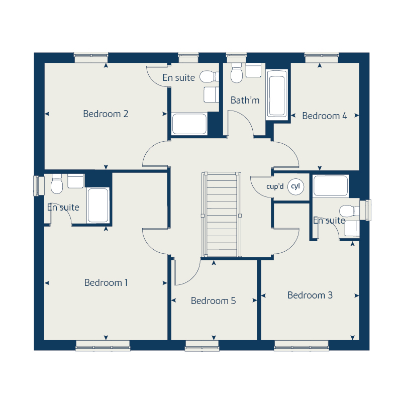 75, Marley Way, Burton-On-Trent floorplan