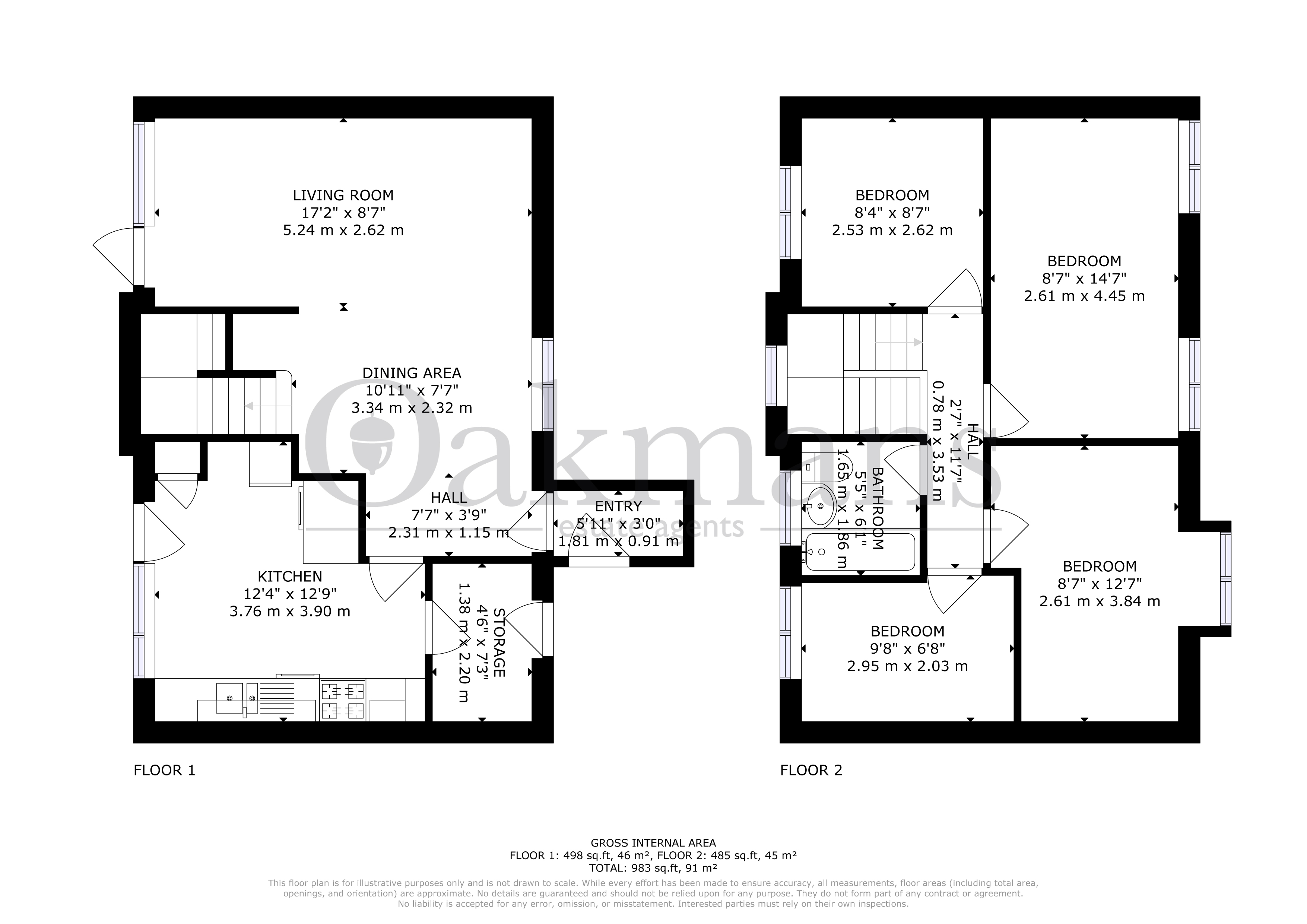 14 CAMP FURLONG, DROITWICH floorplan