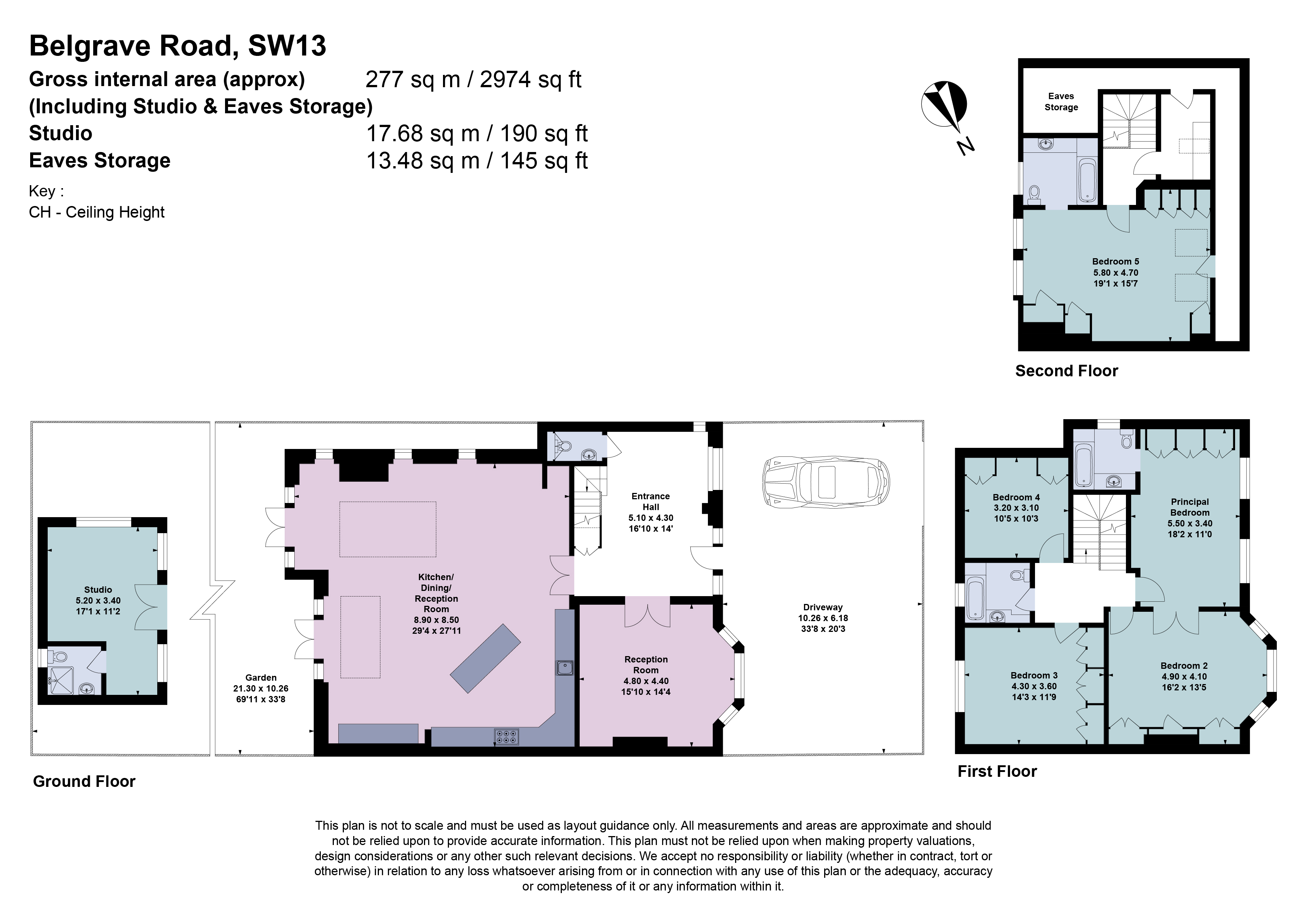 12, Belgrave Road, London floorplan
