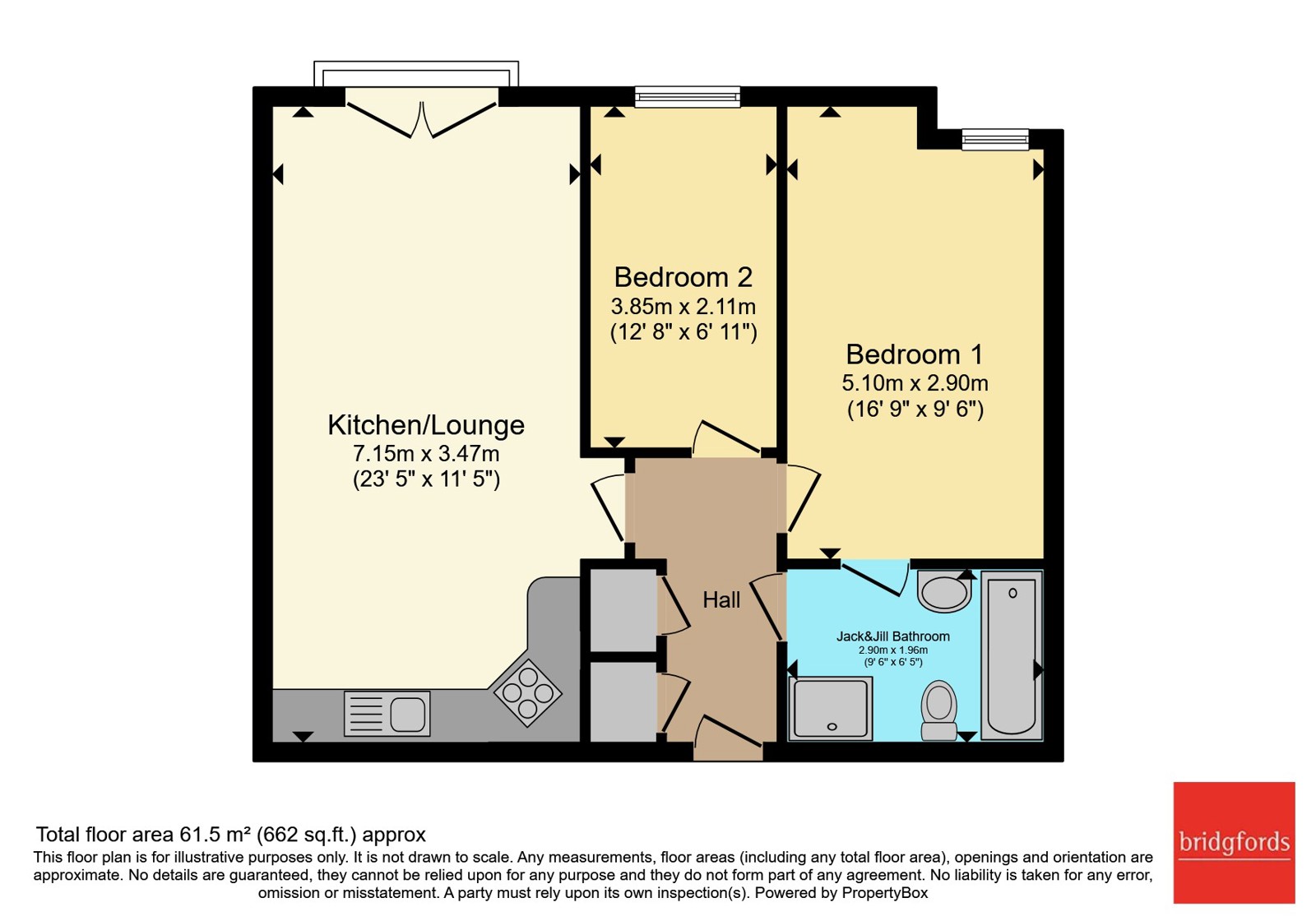 73, Delamere Court, Crewe floorplan