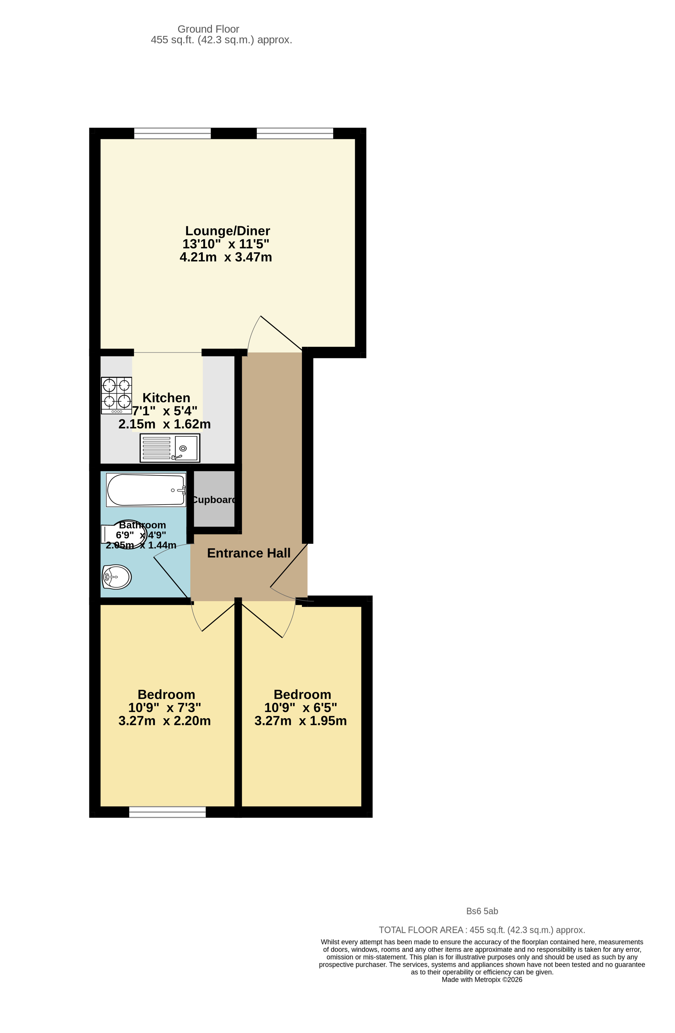 North Road, Bristol floorplan