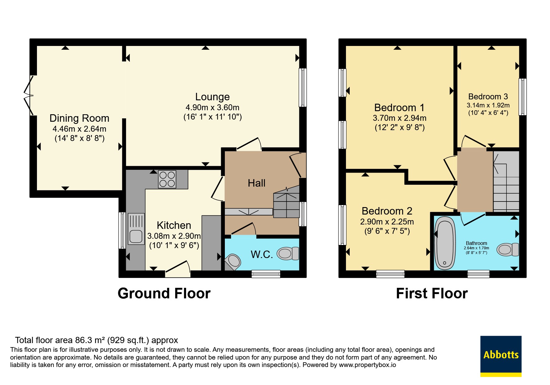 3, Temple Lane, Witham floorplan