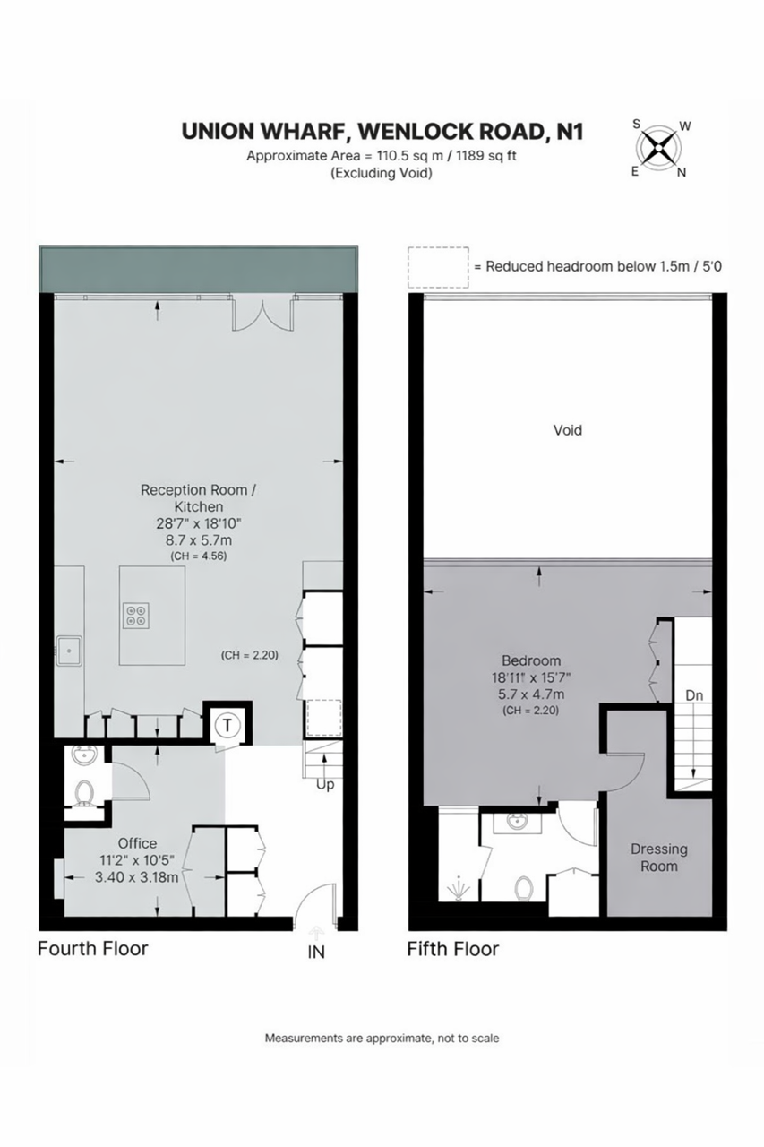 Union Wharf, Wenlock Road, London floorplan