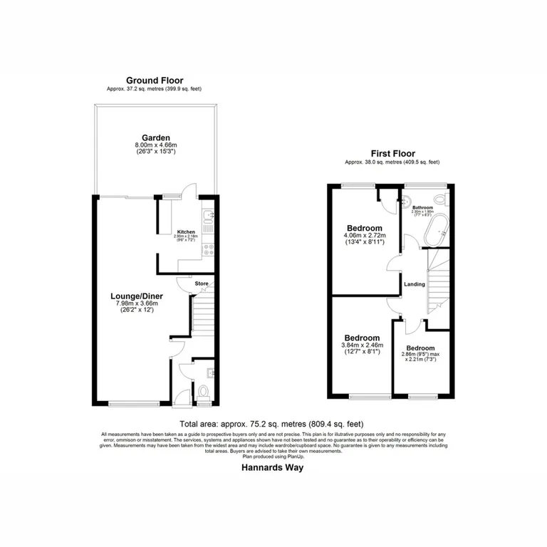 15K, Hannards Way, Hainault floorplan