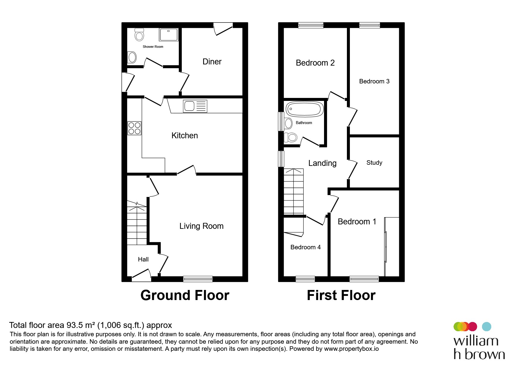124, Kirkstone Avenue, Huddersfield floorplan