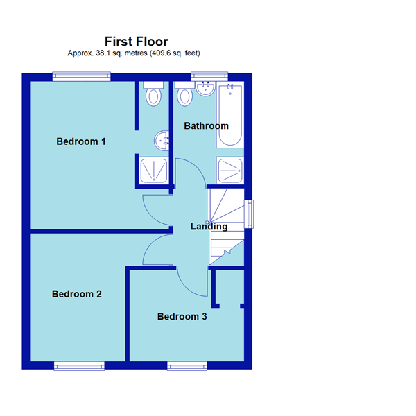 Christchurch Drive, DAVENTRY, Northamptonshire, NN11 floorplan