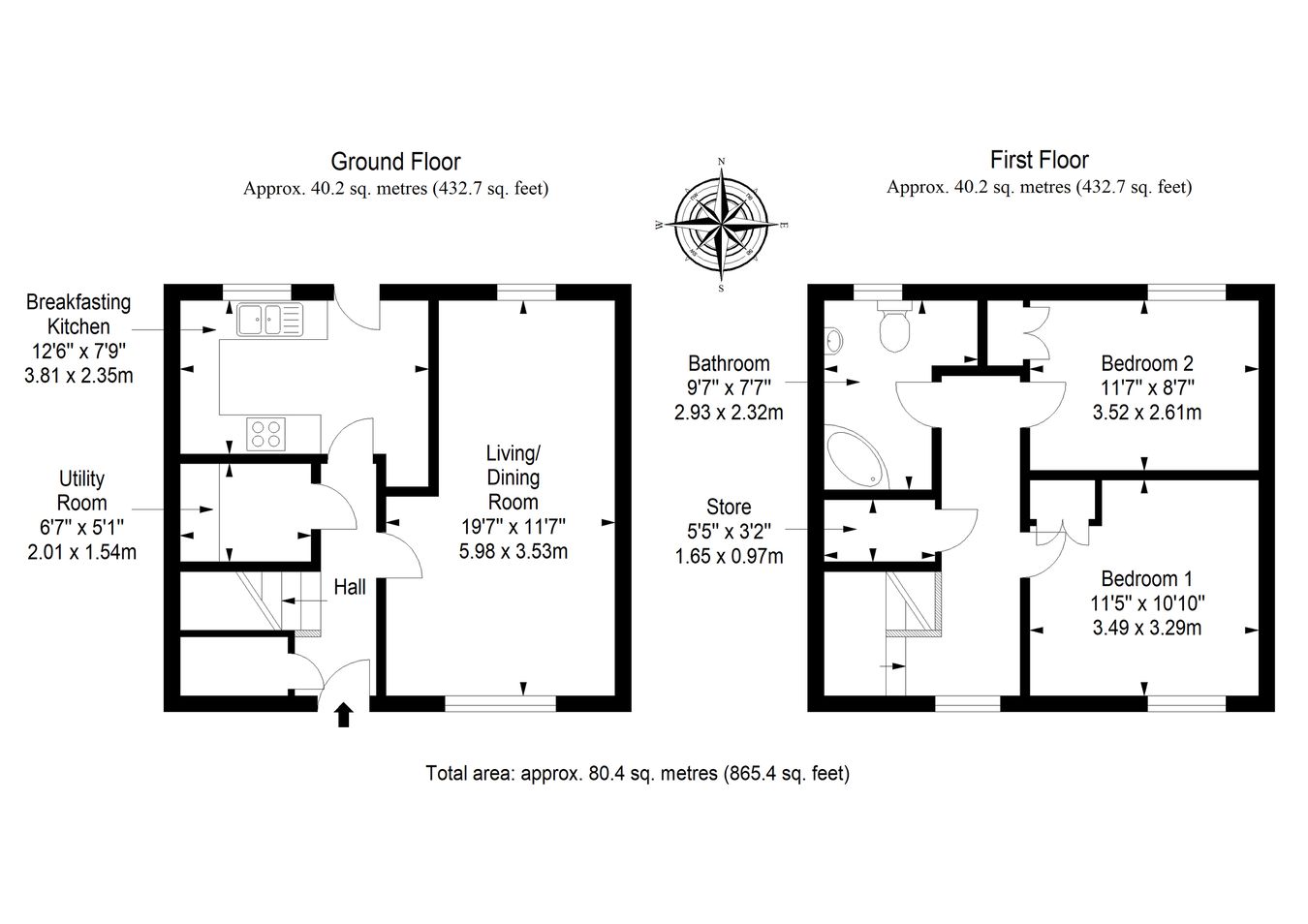 49, Dreelside, Anstruther floorplan