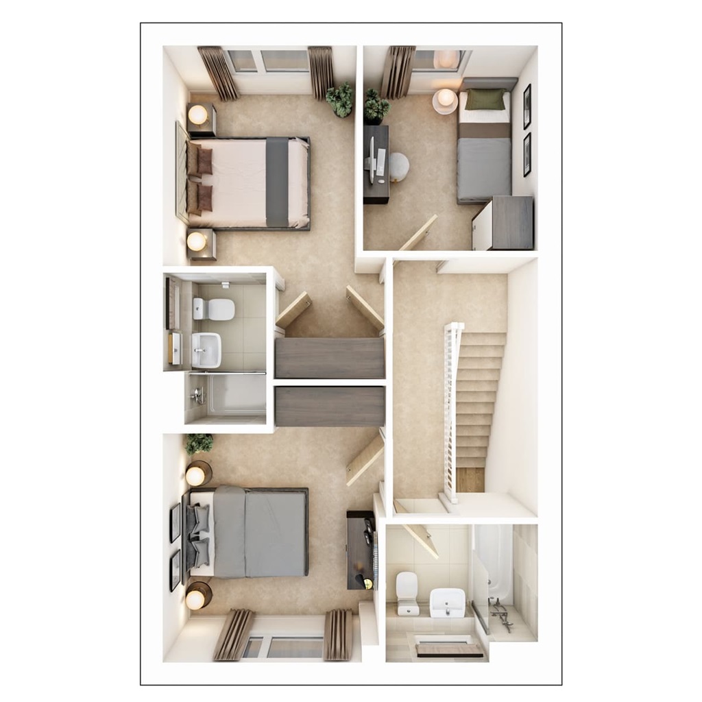 The Tetford - Plot 66, Lever Valley, Stopes Road, Little Lever, Bolton floorplan
