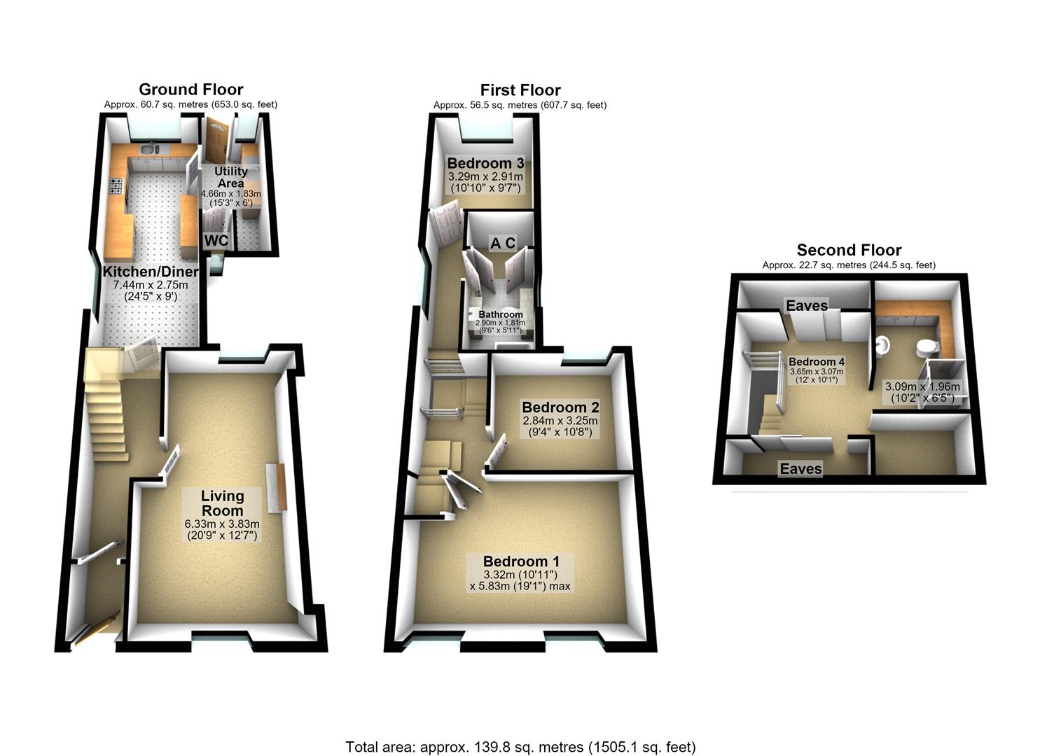 Salem Road, Llanelli floorplan
