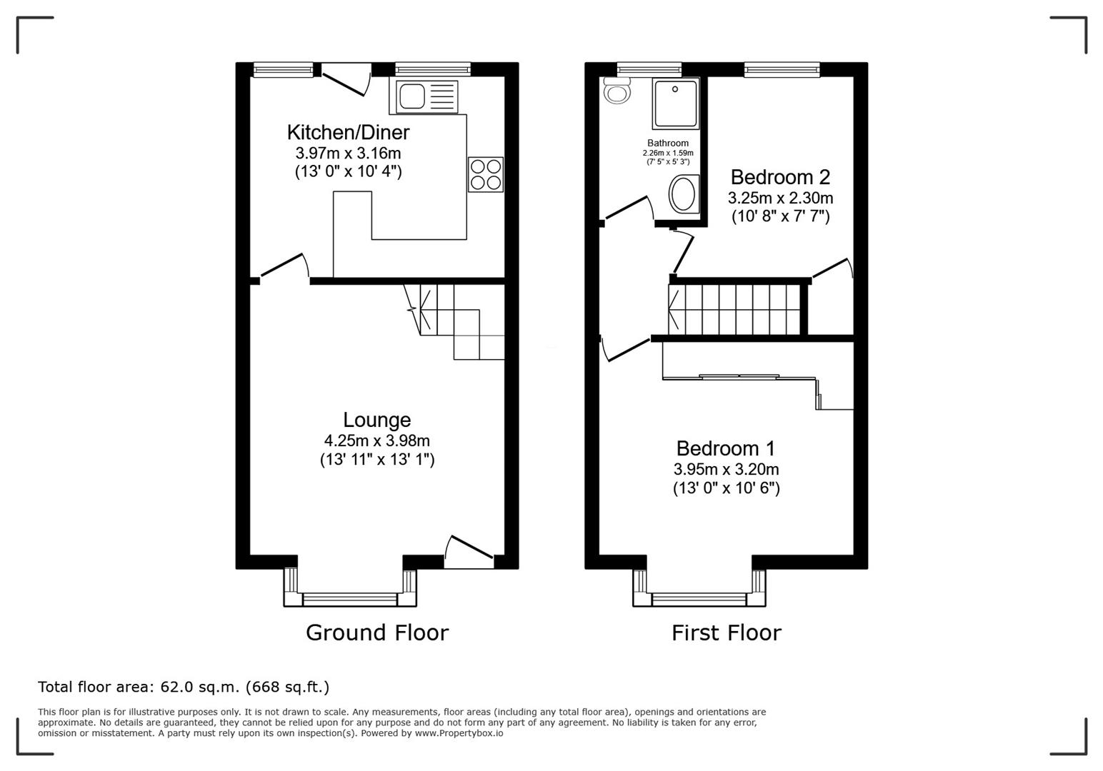 4, Eastwood Vale, Rotherham floorplan