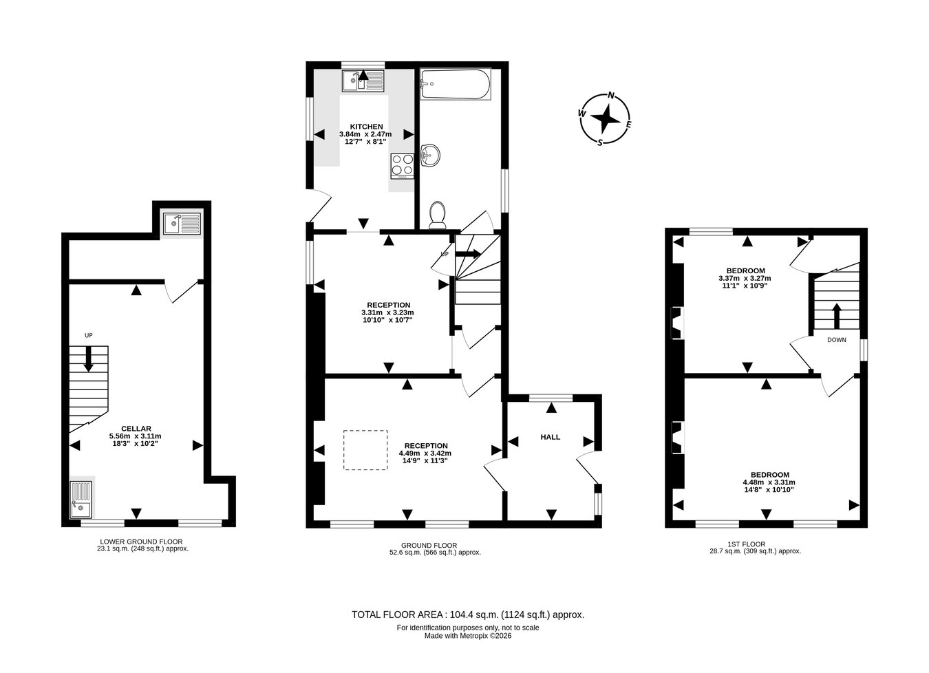 5-7, Market Street, Builth Wells floorplan