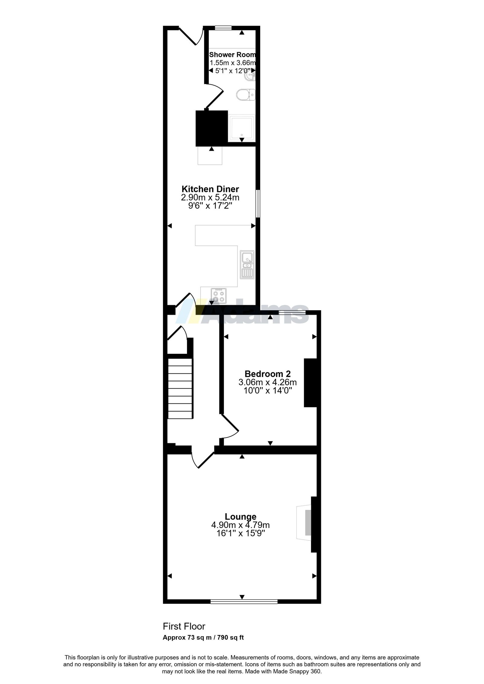 28a, Church Street, Frodsham floorplan