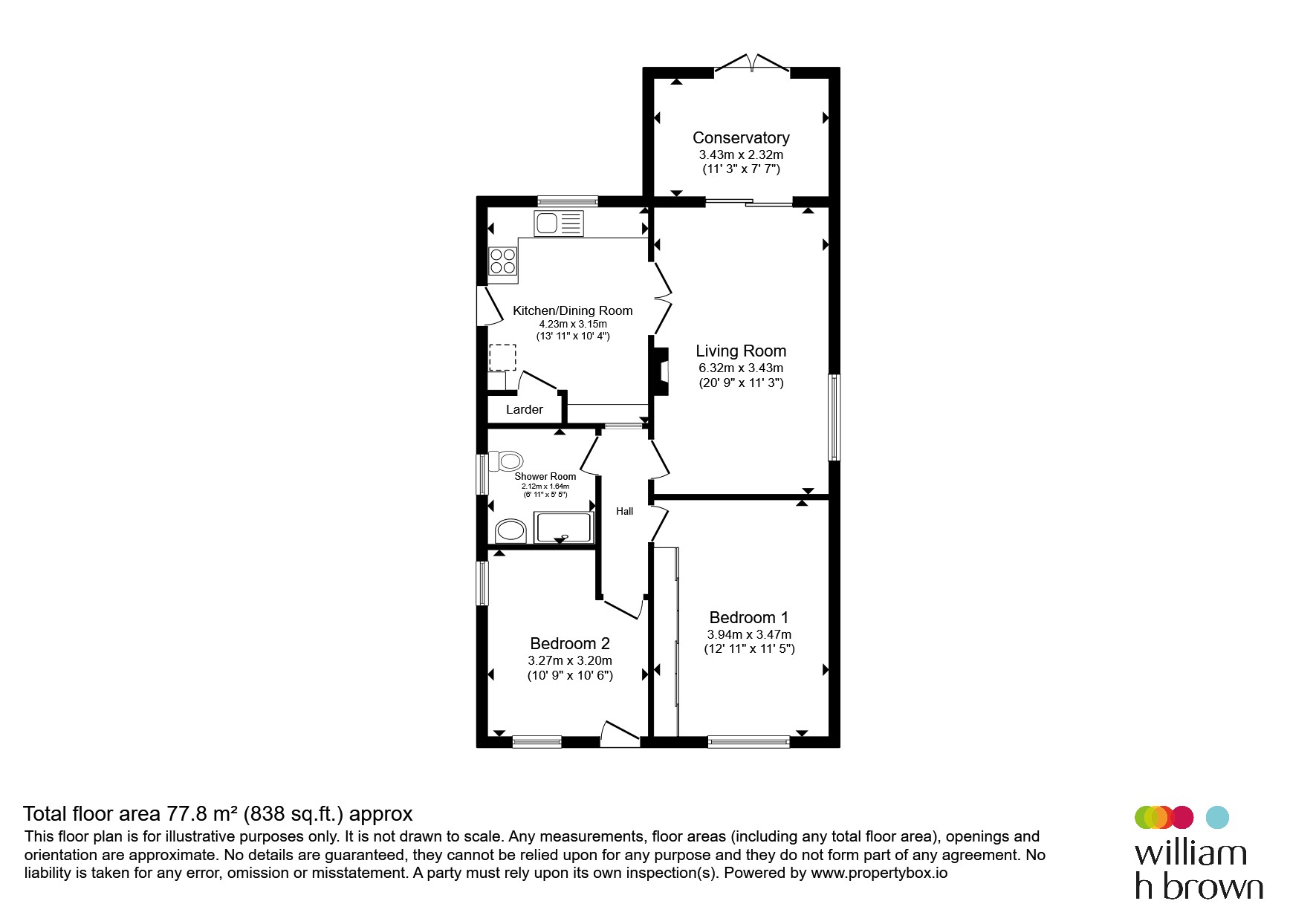 7, St. Johns Walk, Barnsley floorplan