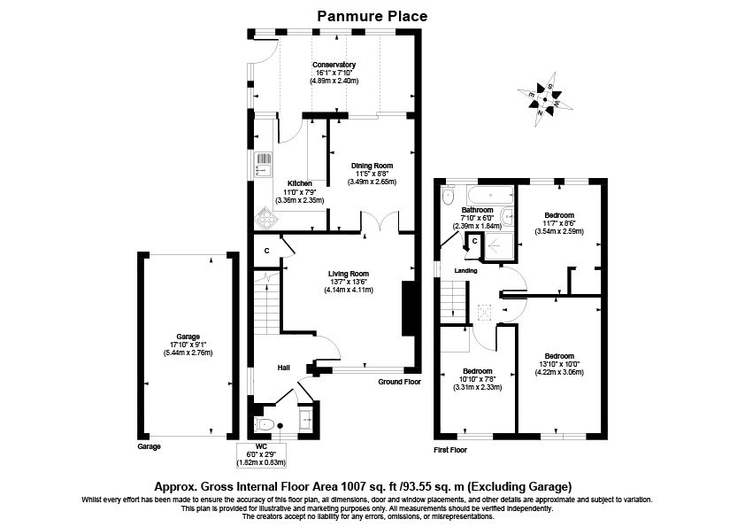 5, Panmure Place, Kirkcaldy floorplan