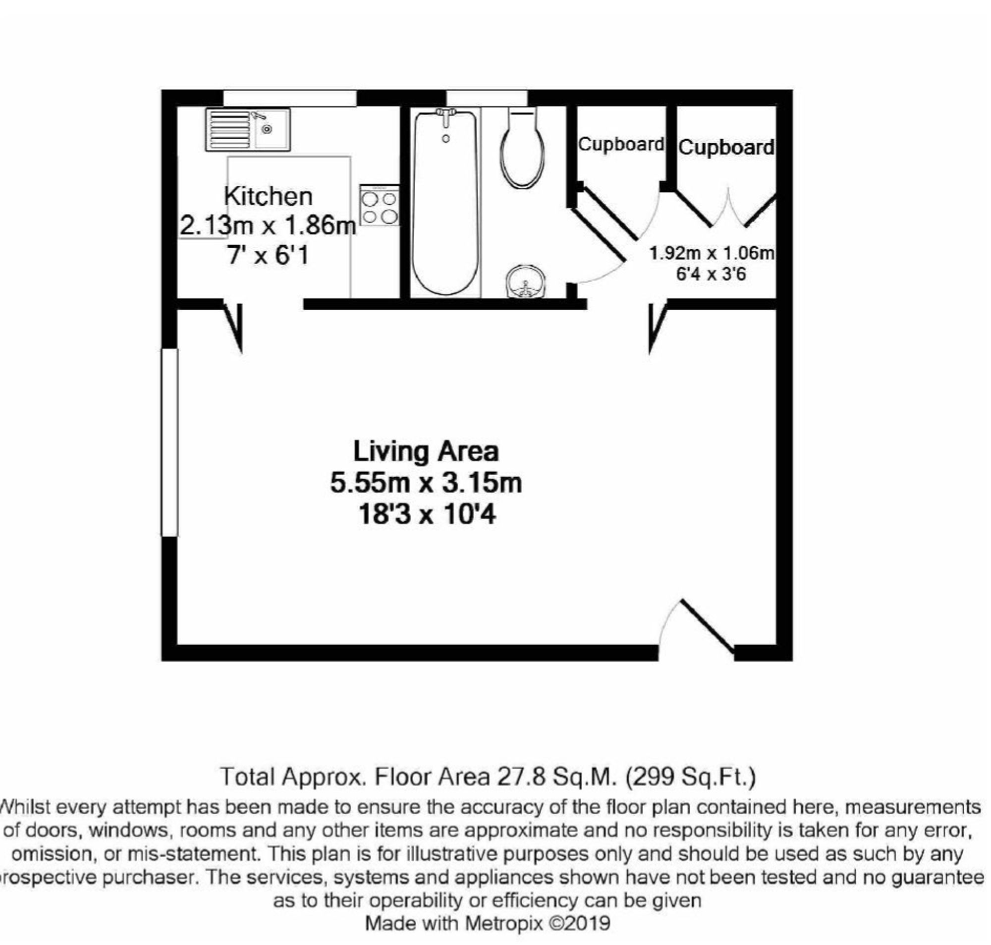 Flat 2, Randolph Court, Leatherhead floorplan