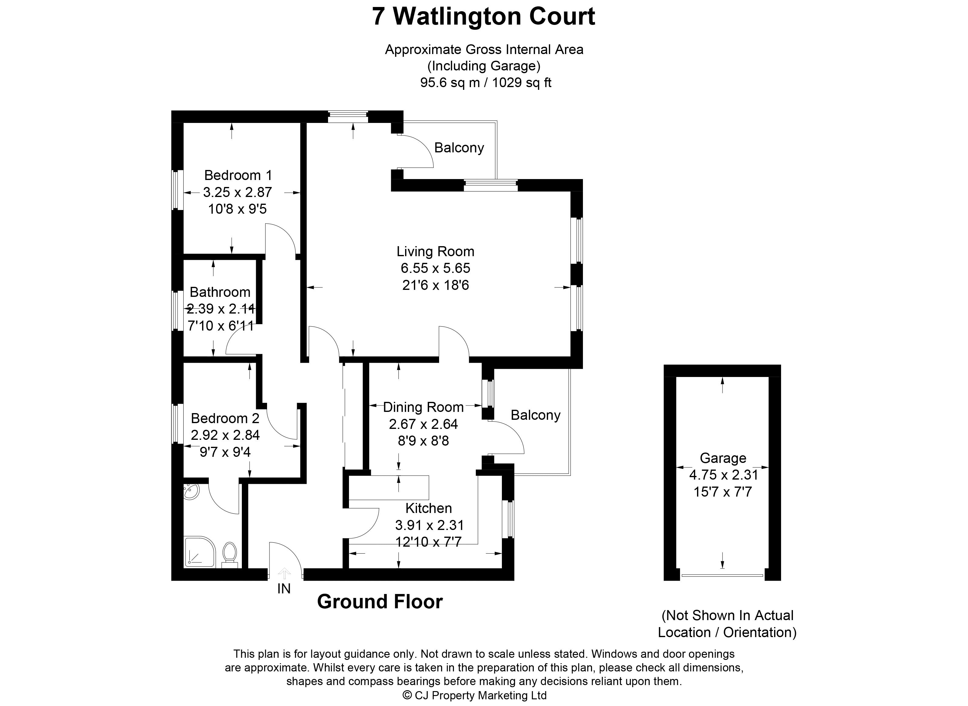 2 Bedrooms Flat for sale in Watlington Court, Great Missenden HP16