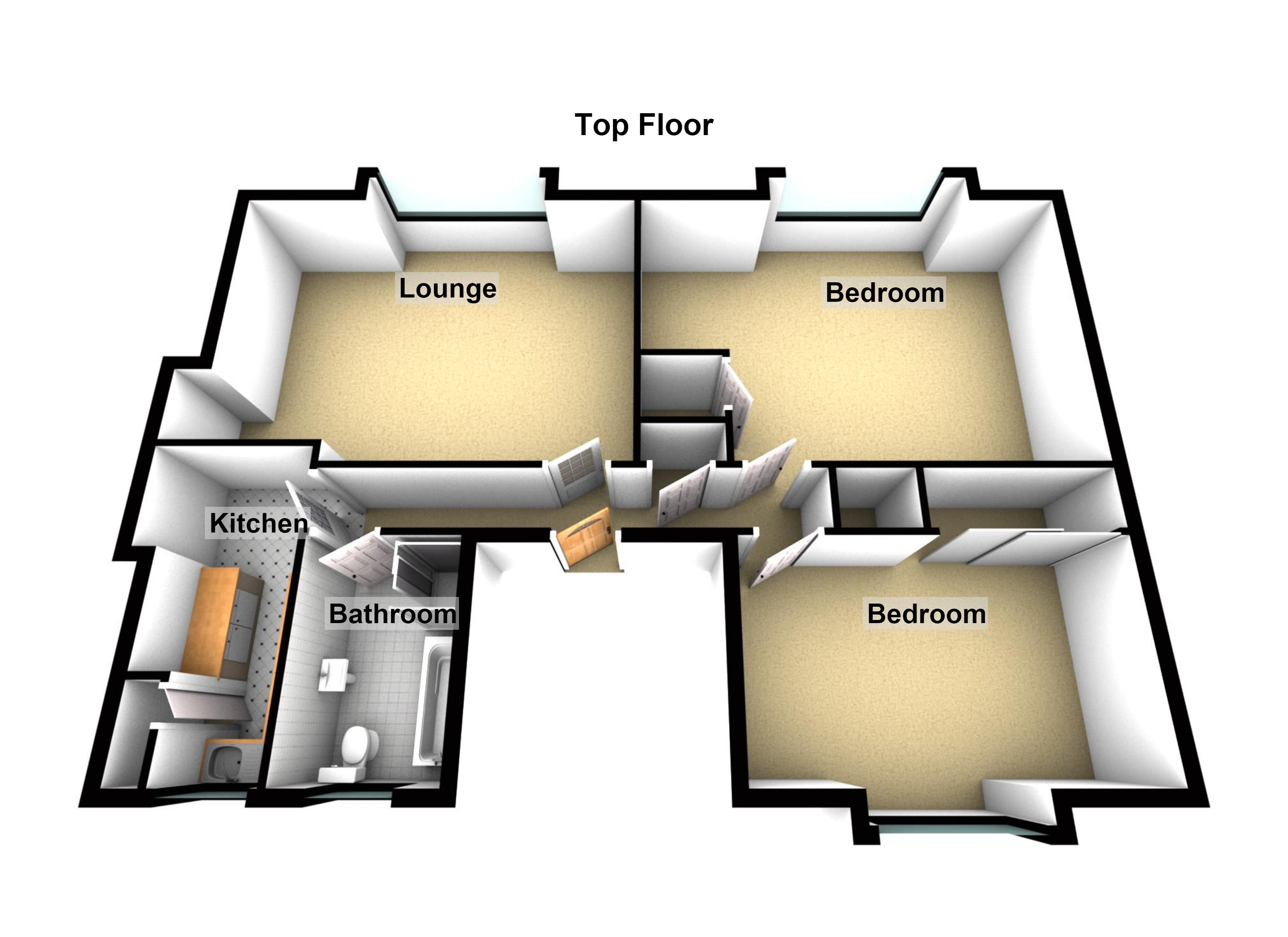 42c, Prior Road, Forfar floorplan