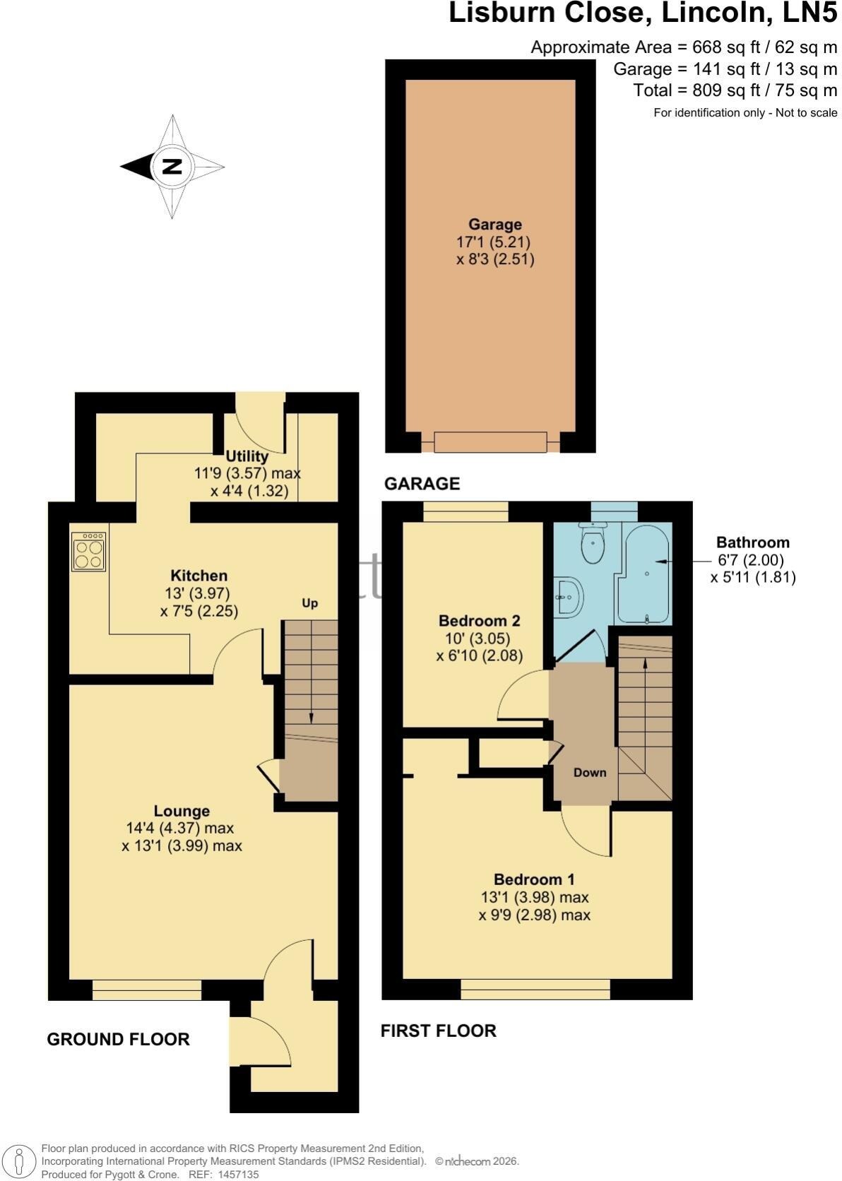 30 Lisburn Close, Lincoln, Lincolnshire floorplan