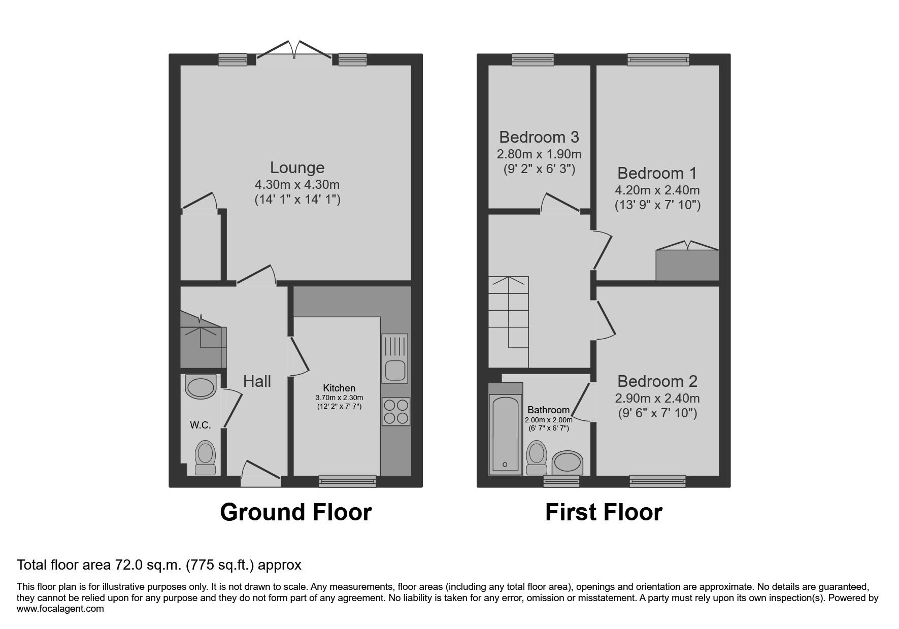 29, Aspen Road, Manchester floorplan