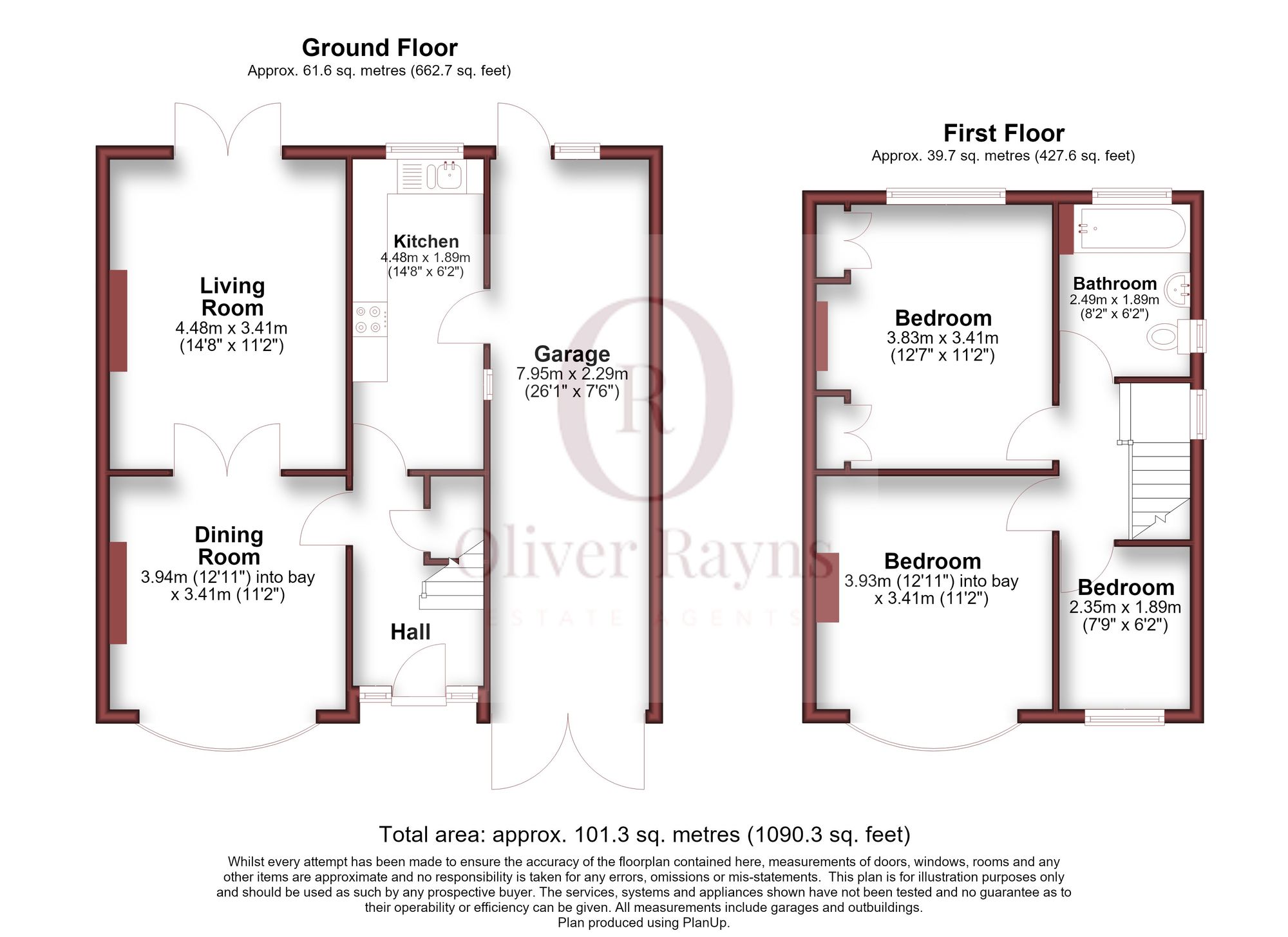 68 Dorchester Road, Leicester floorplan