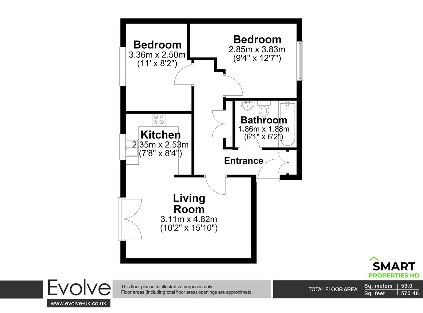 Marlington Drive, Huddersfield floorplan