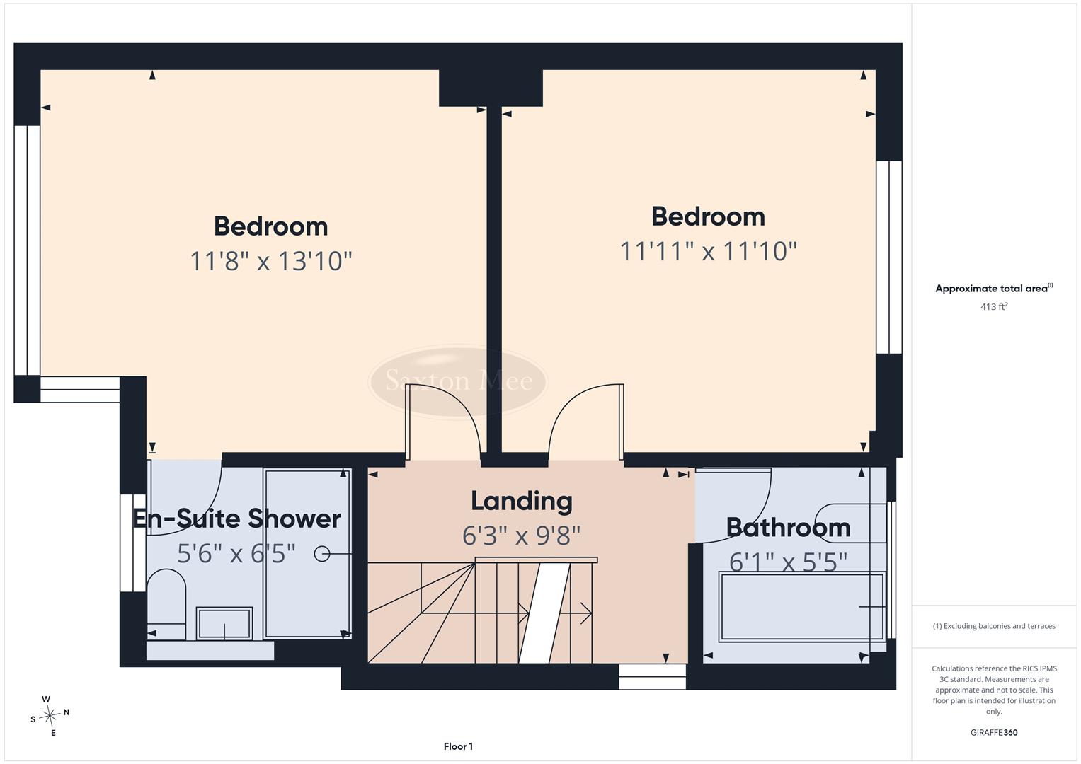 97, Barnes Avenue, Dronfield floorplan