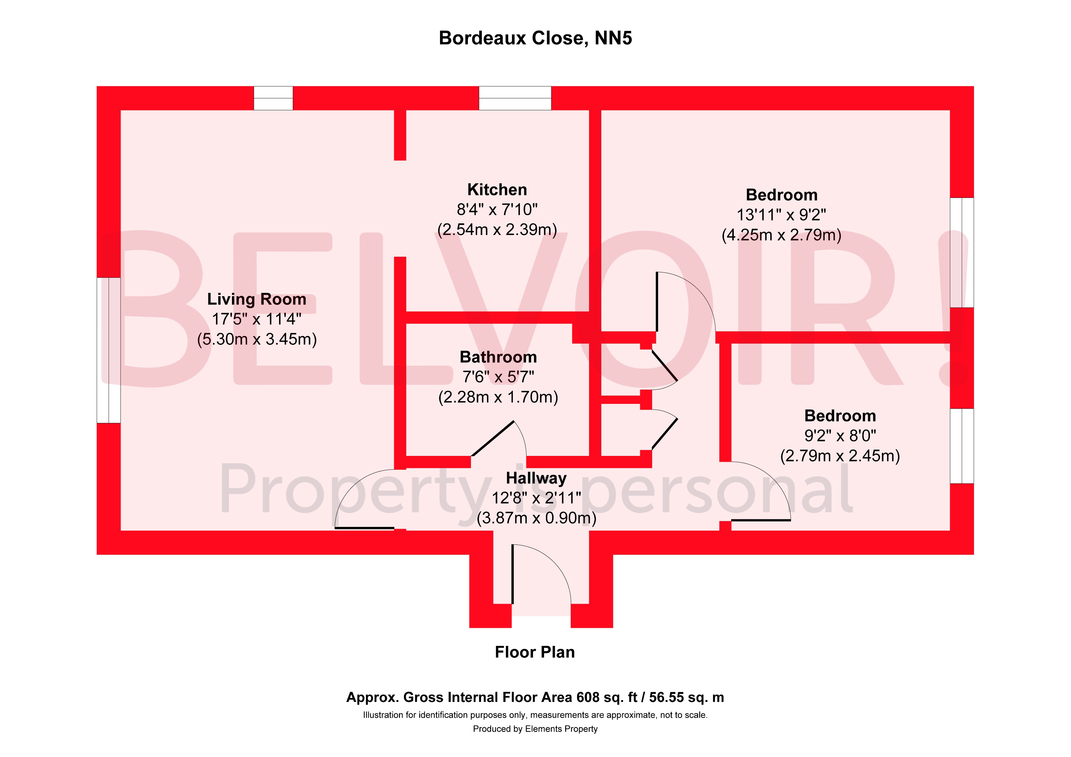 31, Bordeaux Close, Northampton floorplan