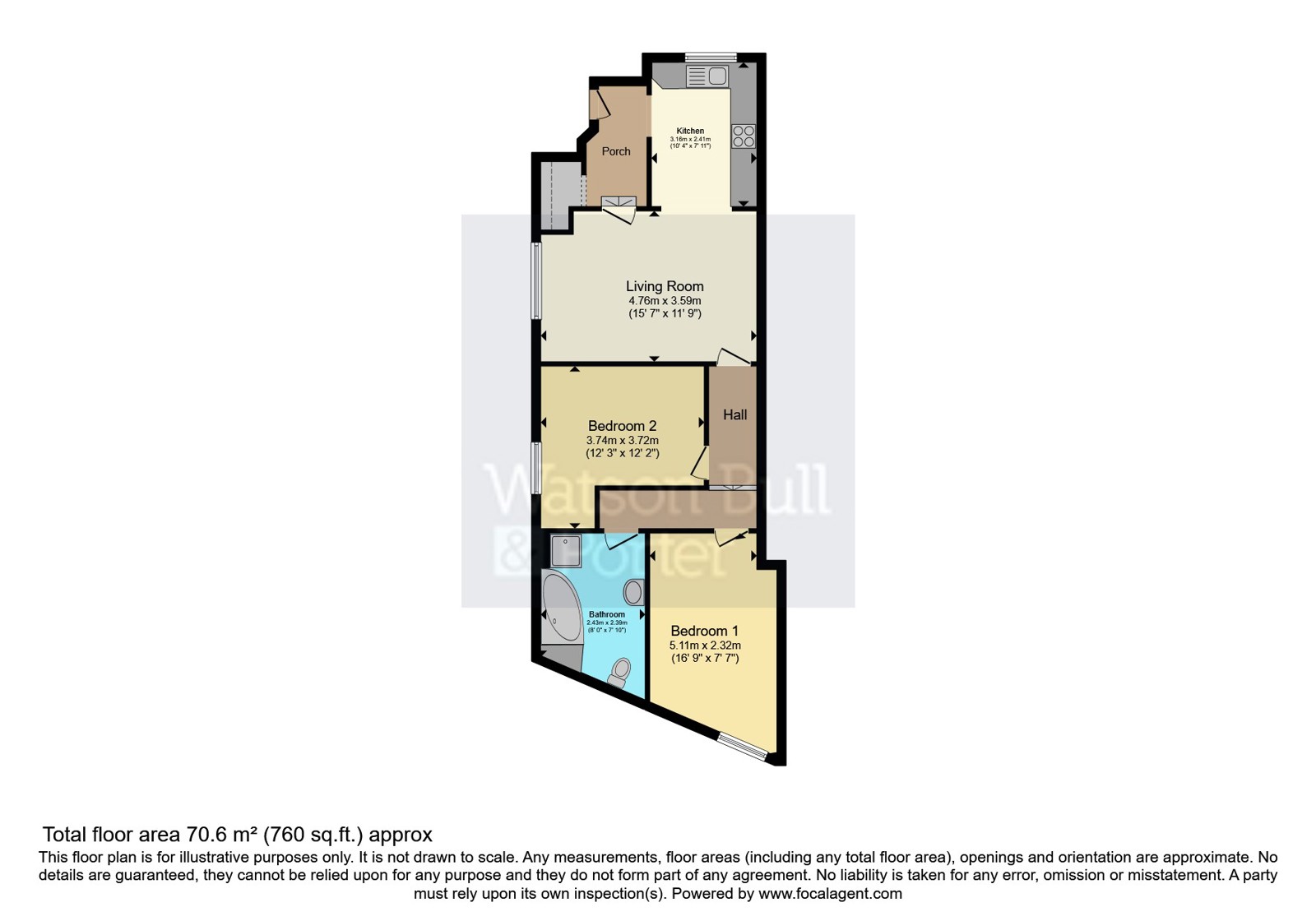 24A,, Tennyson Road, Isle of Wight floorplan