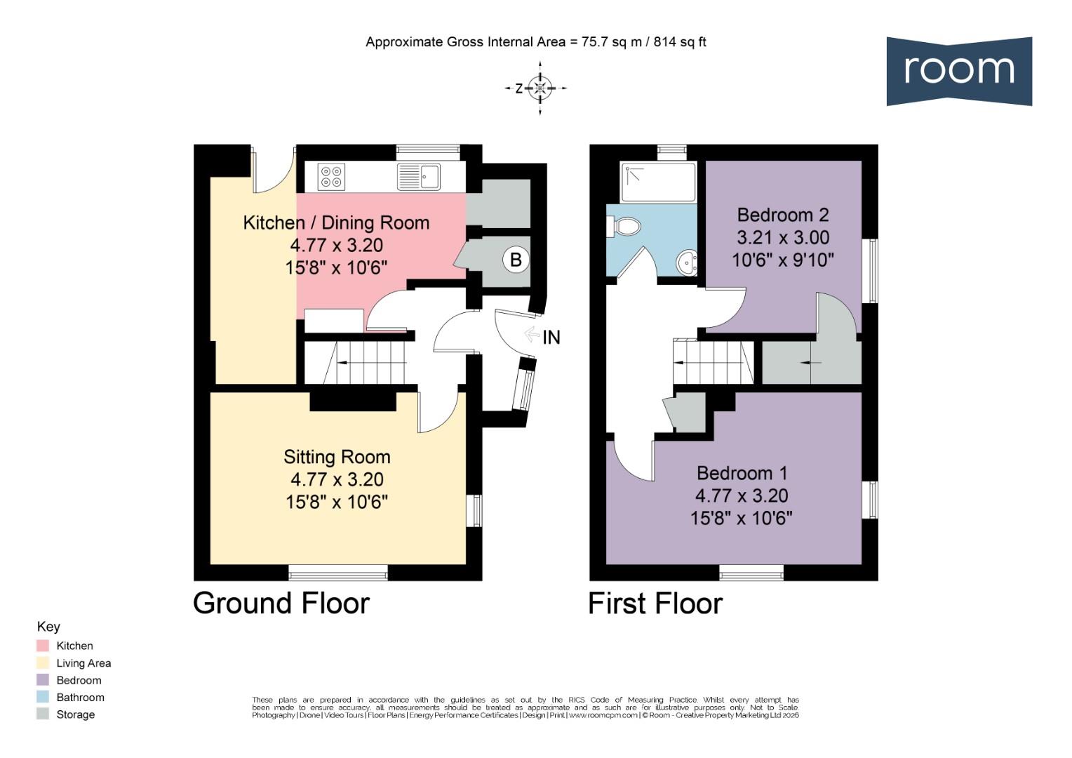 14, Garrick Road, Bath floorplan
