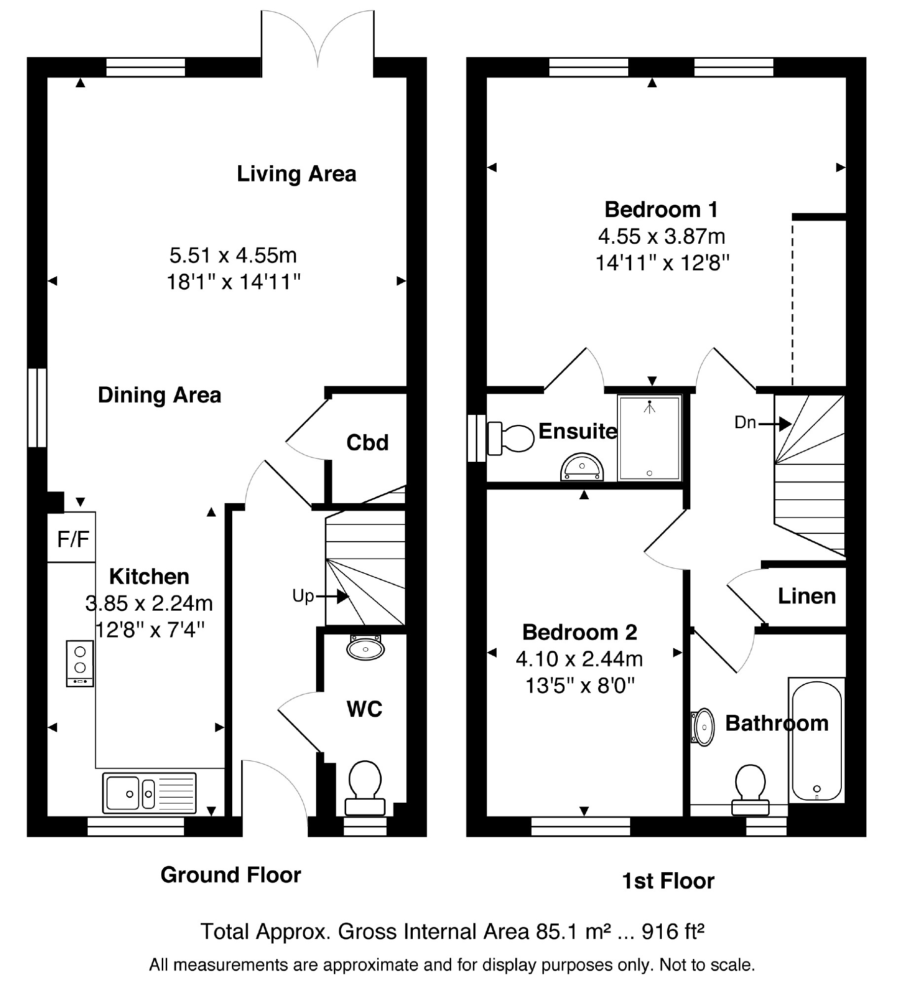 2 Bedrooms  for sale in St Lawrence Mews, Liphook, Hampshire GU30