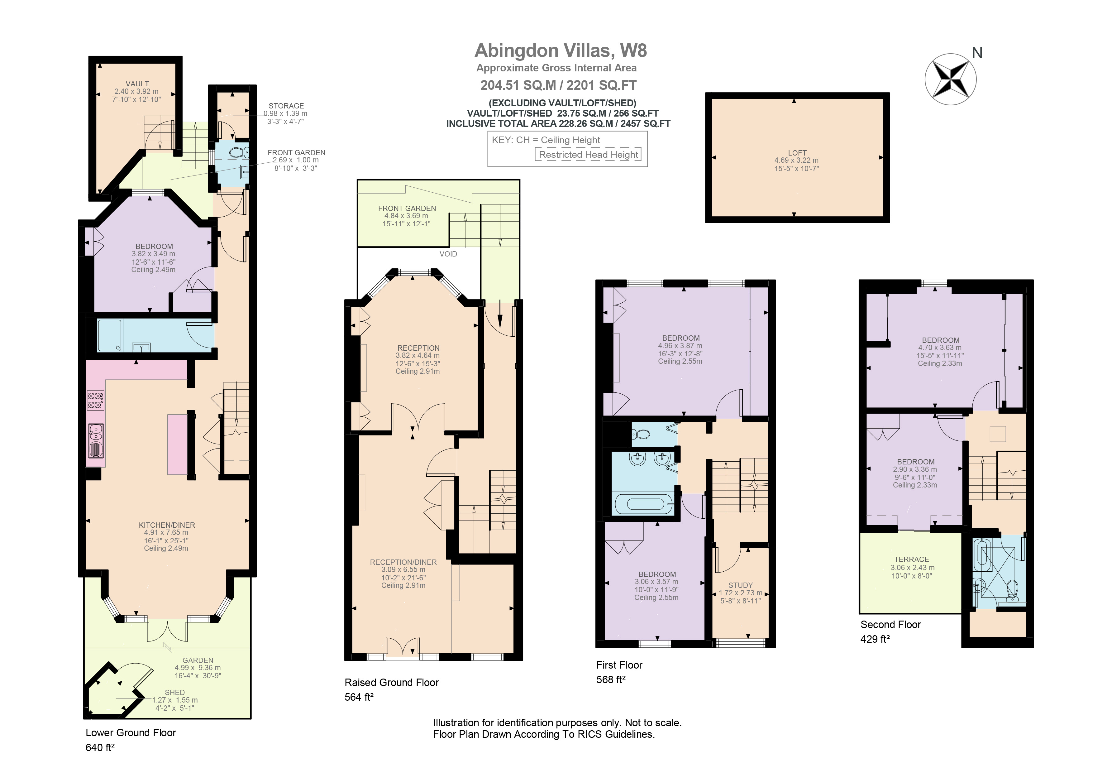 28, Abingdon Villas, London floorplan