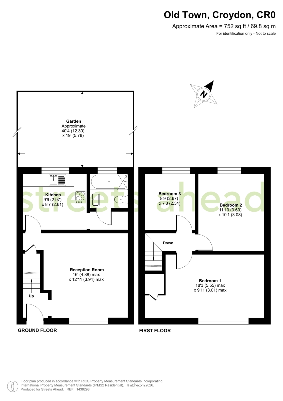 95, Old Town, Croydon floorplan