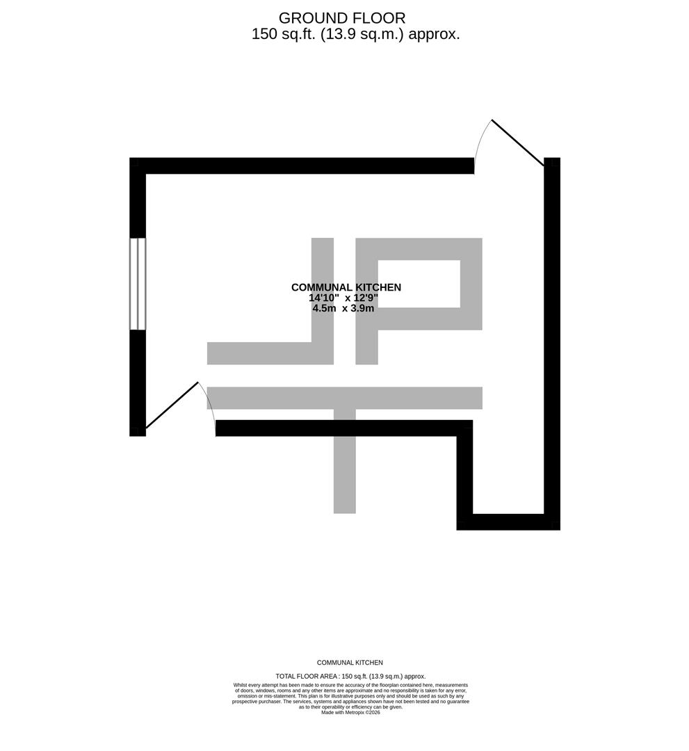 Room 2, 1, Henry Street, Warrington floorplan