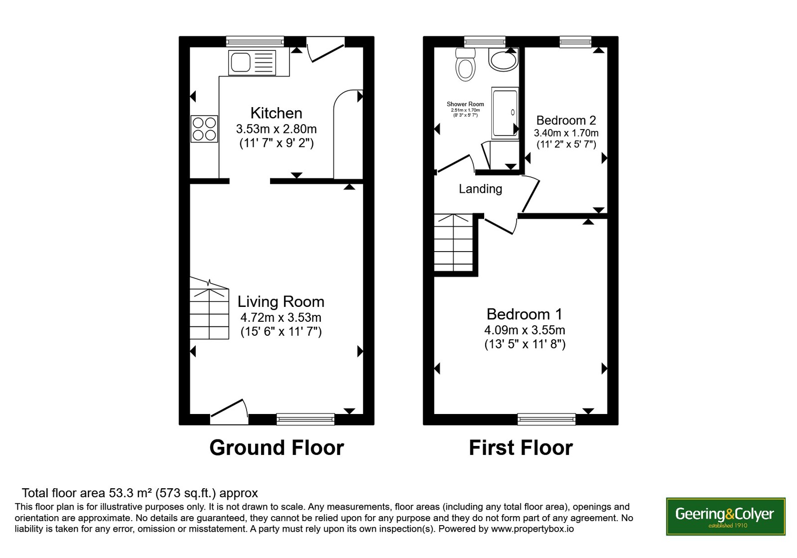 7, Wells Close, Kent floorplan