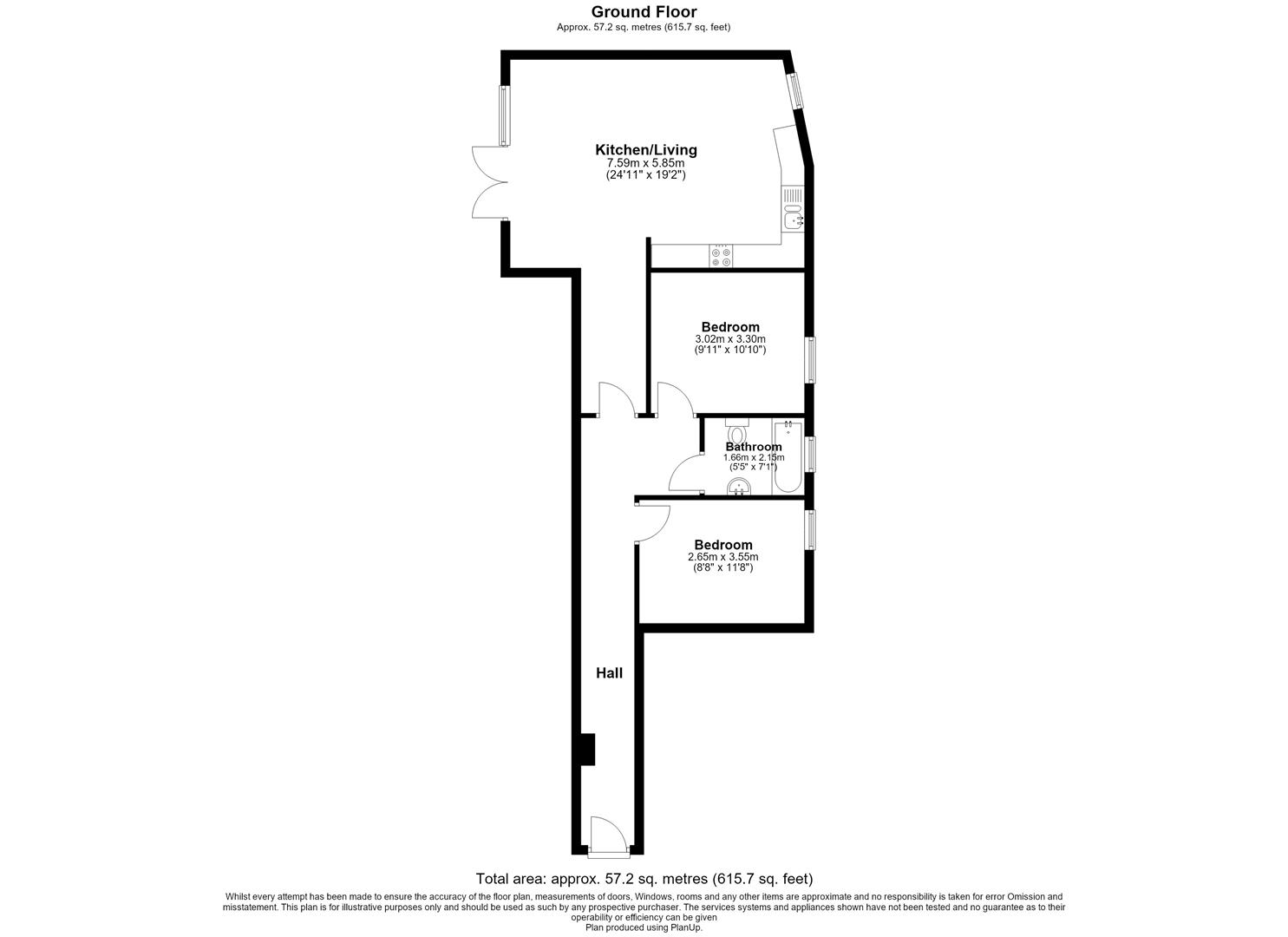 2, St Martins Place, Dorchester floorplan