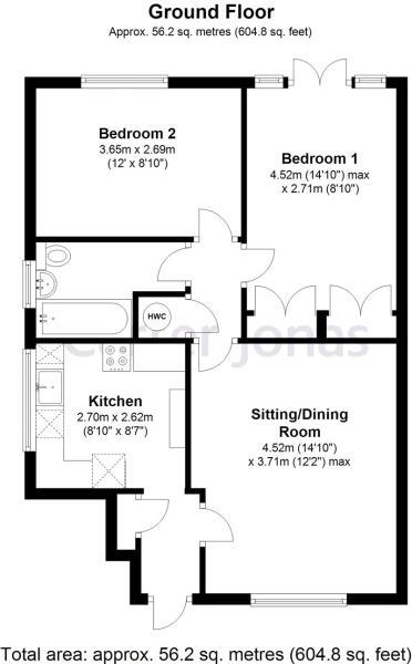 2 Bedrooms Maisonette to rent in Hillfield Road, Comberton, Cambridge CB23