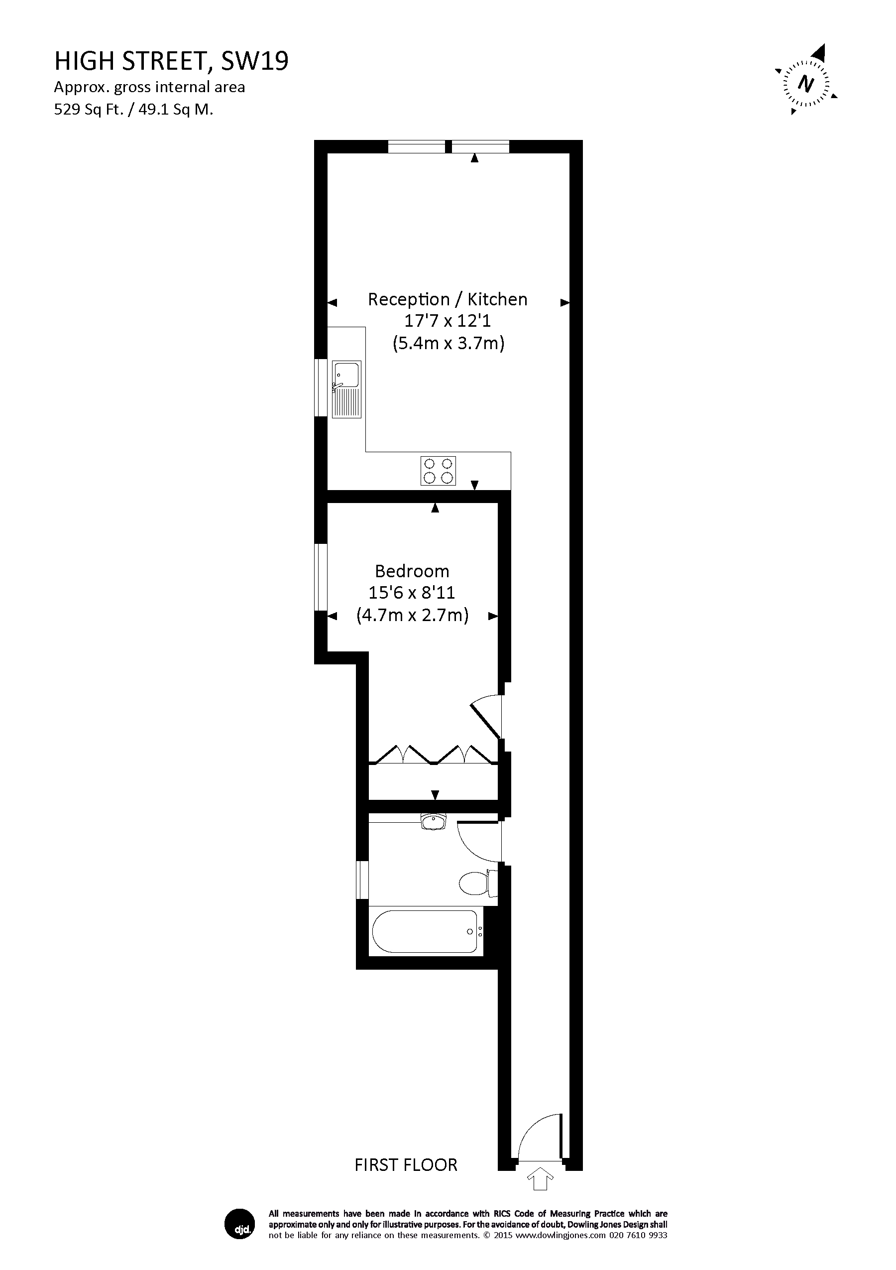 1 Bedrooms Flat to rent in High Street, Wimbledon Village SW19