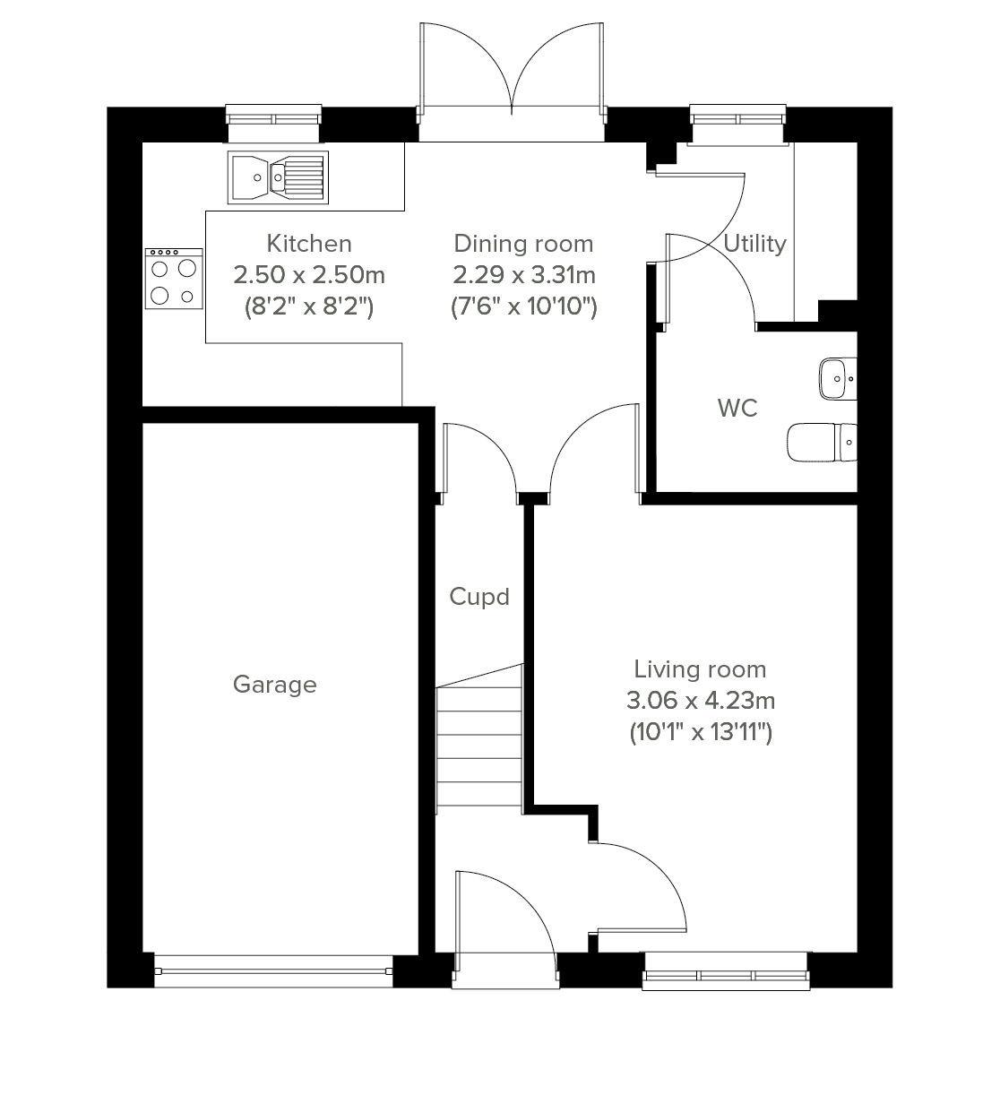 Plot 18, Tor View, West Park, Castle Cary floorplan