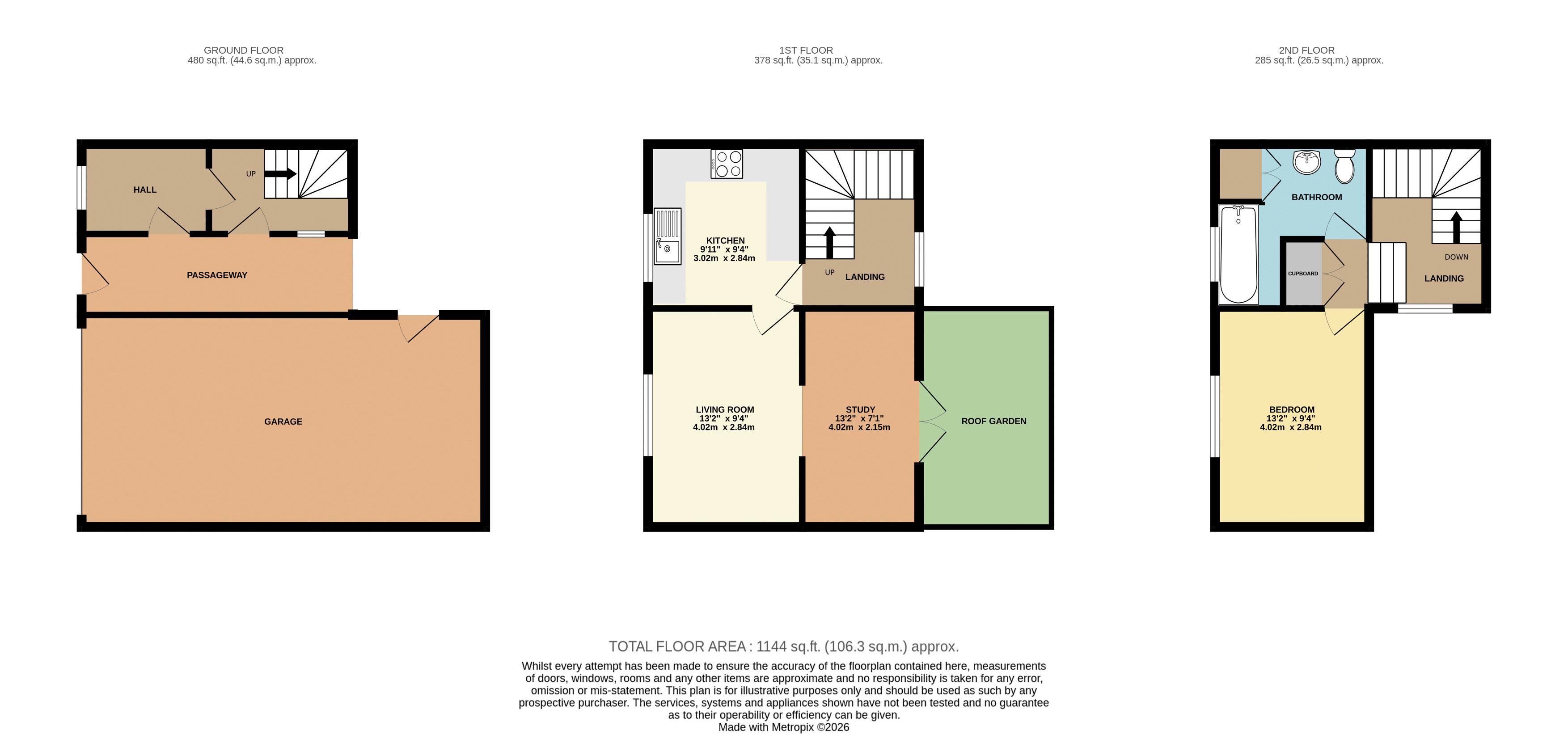 12a, Elmer Street North, Grantham floorplan