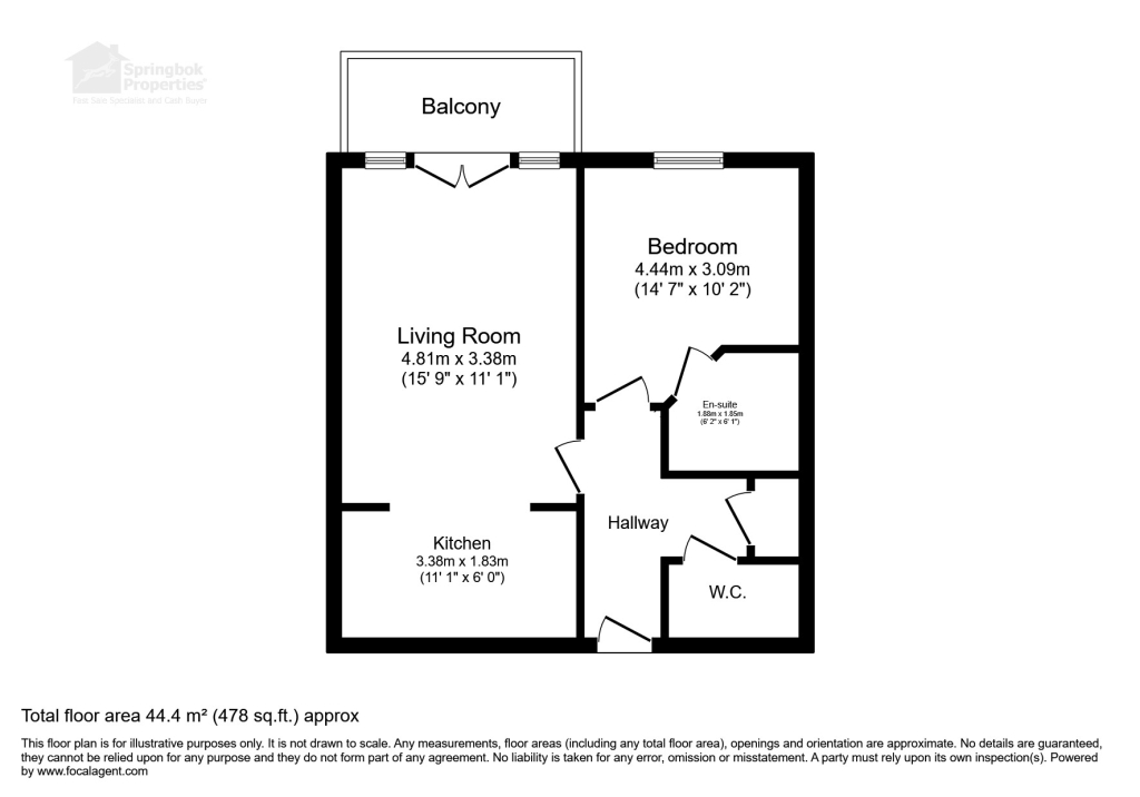 28, Truimph House, Manor House Drive, Coventry floorplan