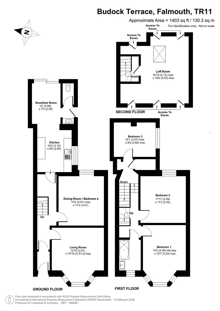 49, Budock Terrace, Falmouth floorplan