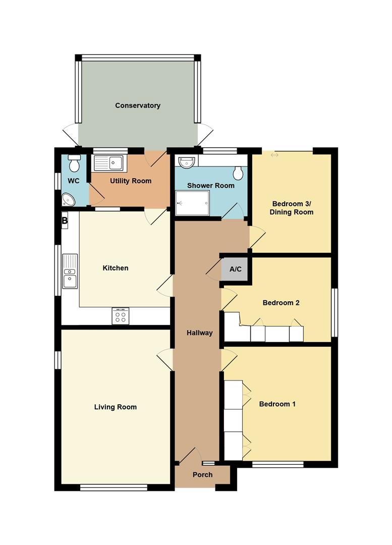 14, Congreves Close, Lutton Spalding floorplan