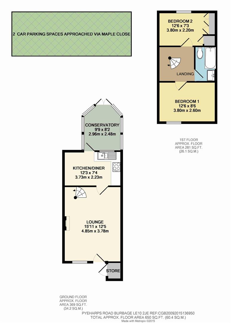 49, Pyeharps Road, Burbage floorplan