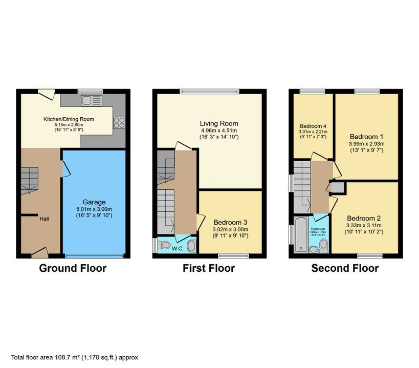 19, West Drive, Birmingham floorplan